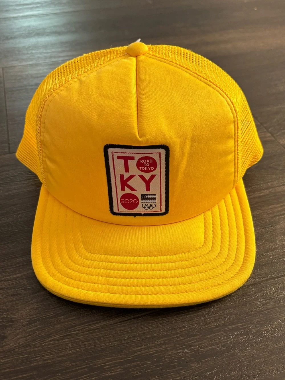 Road to Tokyo Olympics Yellow Trucker SnapBack Hat, Team USA Apparel Youth